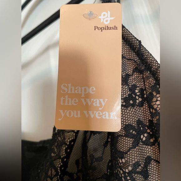 NWT Popilush shapewear in black lace - Picture 2 of 7